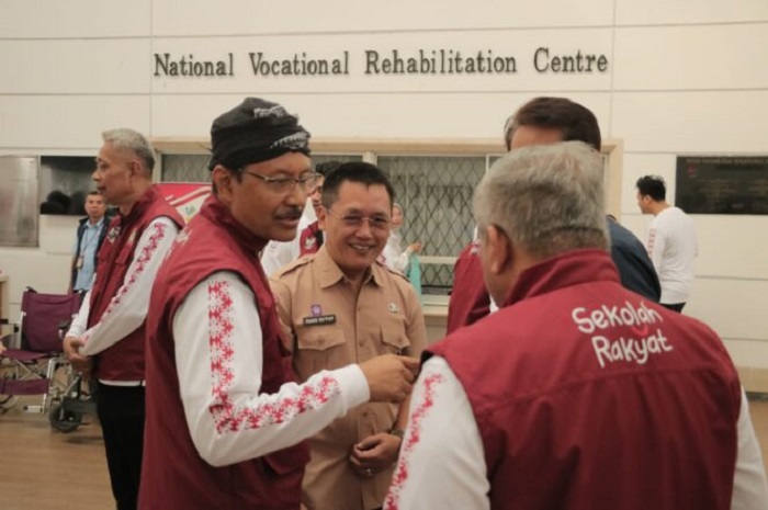 Peluncuran Sekolah Rakyat (SR) tingkat SLTP di Sentra Terpadu Inten Soewono (STIS) Cibinong, Kabupaten Bogor. (Dok. Istimewa)