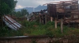 Kerusakan rumah warga akibat cuaca ekstrem di Kabupaten Karo, Sumatra Utara, (Dok. BPBD Kabupaten Karo)