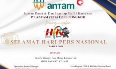 PT Antam Mengucapkan Selamat Hari Pers Nasional Tahun 2026