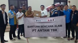 PT Antam UBPE Pongkor telah menyalurkan bantuan logistik bagi korban banjir bandang dan longsor di Kecamatan Cigudeg. (Dok. PT Antam UBPE Pongkor )