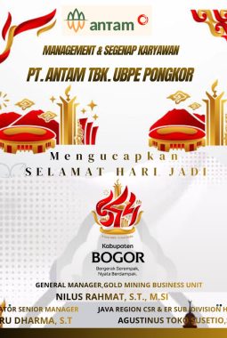 PT Antam UPBE Pongkor Mengucapkan Selamat Hari Jadi Bogor 544