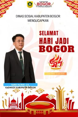 Dinas Sosial Kabupaten Bogor Mengucapkan Selamat Hari Jadi Bogor 544